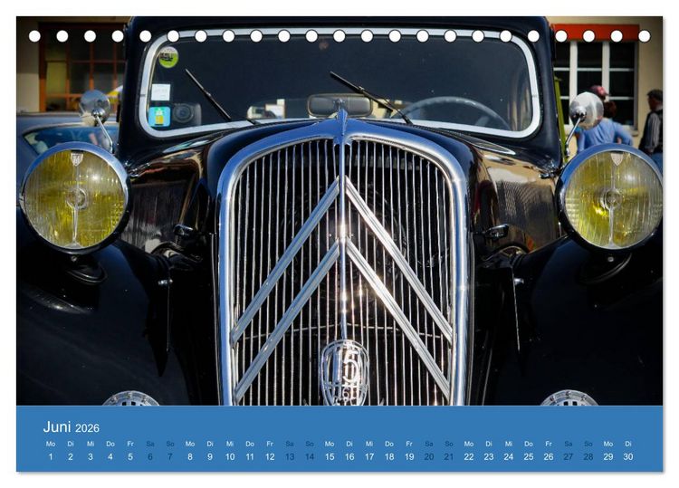 Produktbild: Citroen Traction Avant (Tischkalender 2026 DIN A5 quer), CALVENDO Monatskalender