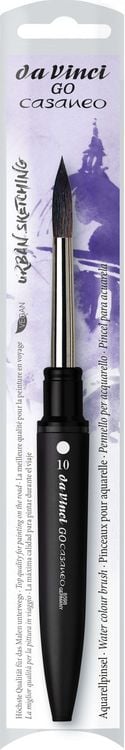 Produktbild: da Vinci Pinsel GO CASANEO Reise-Aquarellpinsel, rund, Pinsel, Gr&ouml;&szlig;e 10