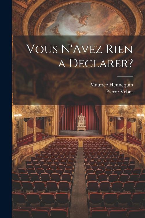 Produktbild: Vous N'Avez Rien a Declarer?