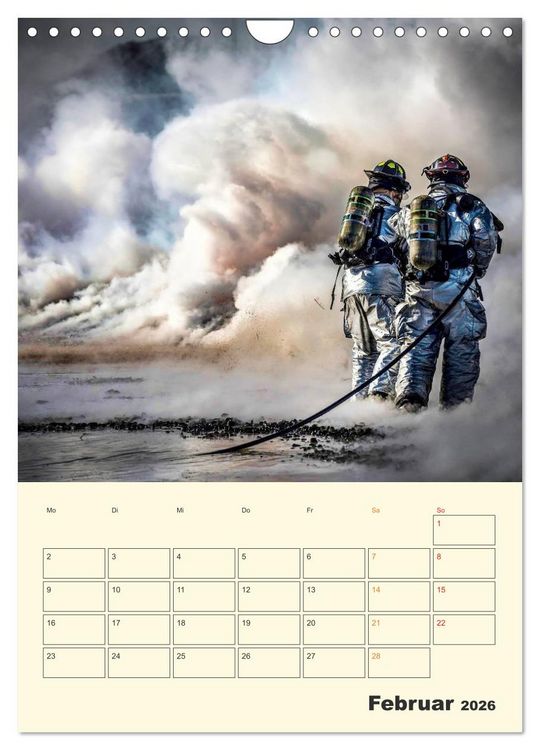 Produktbild: Feuerwehr - selbstloser Dienst weltweit (Wandkalender 2026 DIN A4 hoch), CALVENDO Monatskalender