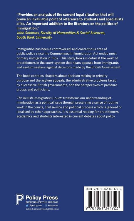 Produktbild: The British Immigration Courts