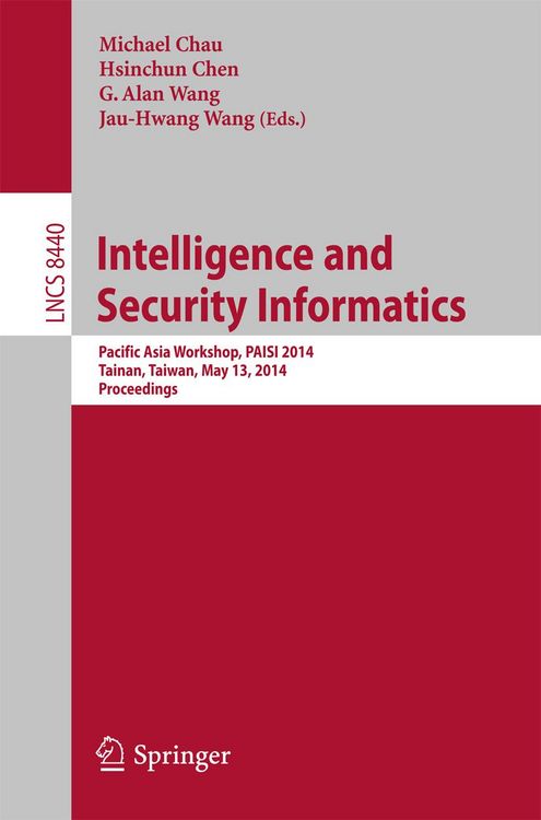 Produktbild: Intelligence and Security Informatics