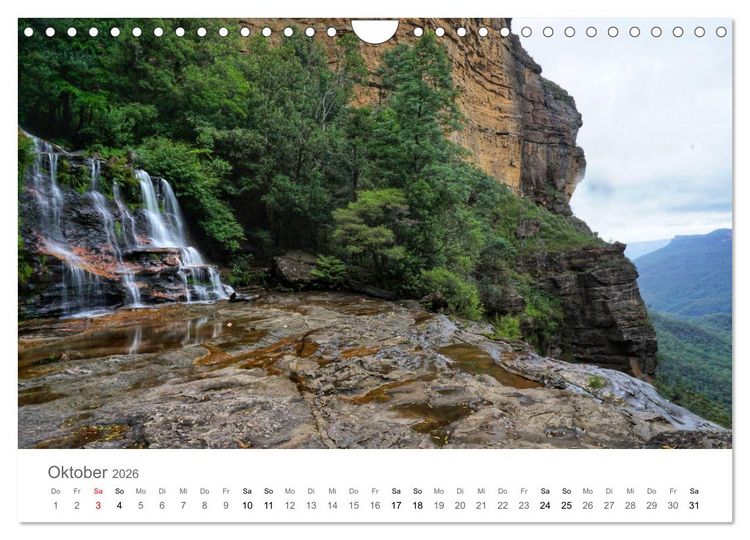 Produktbild: Wasserf&auml;lle - die sch&ouml;nsten Wasserf&auml;lle der Welt (Wandkalender 2026 DIN A4 quer), CALVENDO Monatskalender
