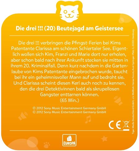 Produktbild: tigercard - Die drei !!! - Folge 20: Beutejagd am Geistersee