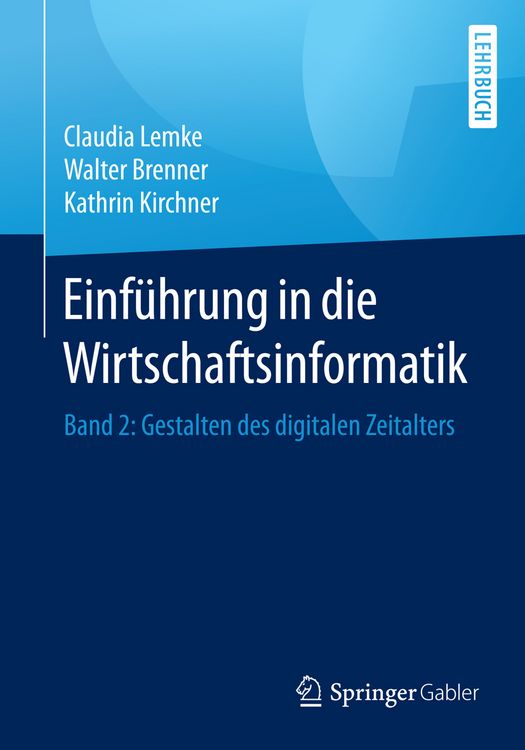 Produktbild: Einf&uuml;hrung in die Wirtschaftsinformatik