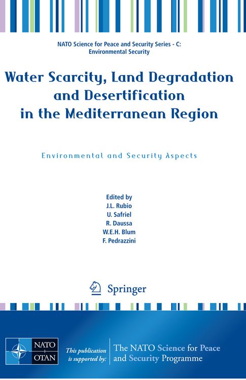 Produktbild: Water Scarcity, Land Degradation and Desertification in the Mediterranean Region