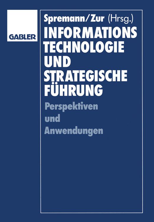 Produktbild: Informationstechnologie und strategische F&uuml;hrung