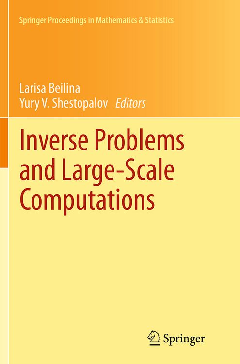 Produktbild: Inverse Problems and Large-Scale Computations