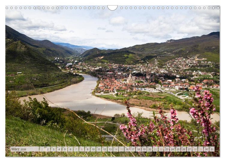 Produktbild: Georgien - Vom Schwarzen Meer zum Kaukasus (Wandkalender 2026 DIN A3 quer), CALVENDO Monatskalender