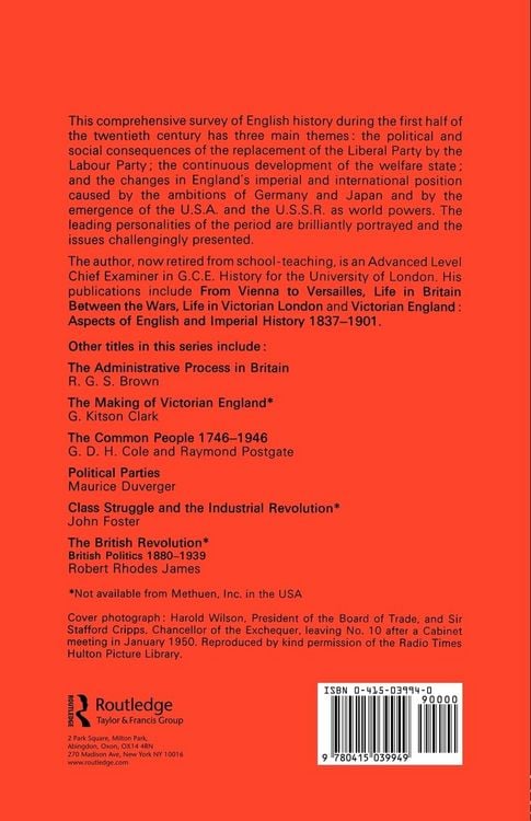 Produktbild: Post-Victorian Britain 1902-1951