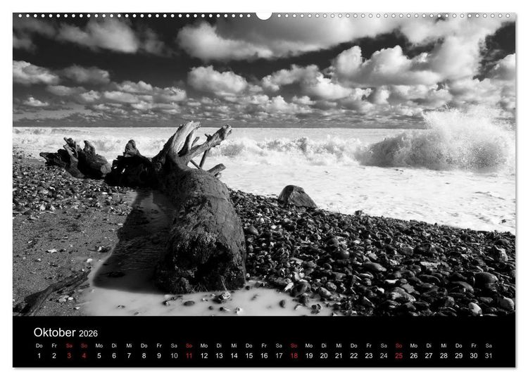 Produktbild: Strandspaziergang an der Ostsee (Wandkalender 2026 DIN A2 quer), CALVENDO Monatskalender