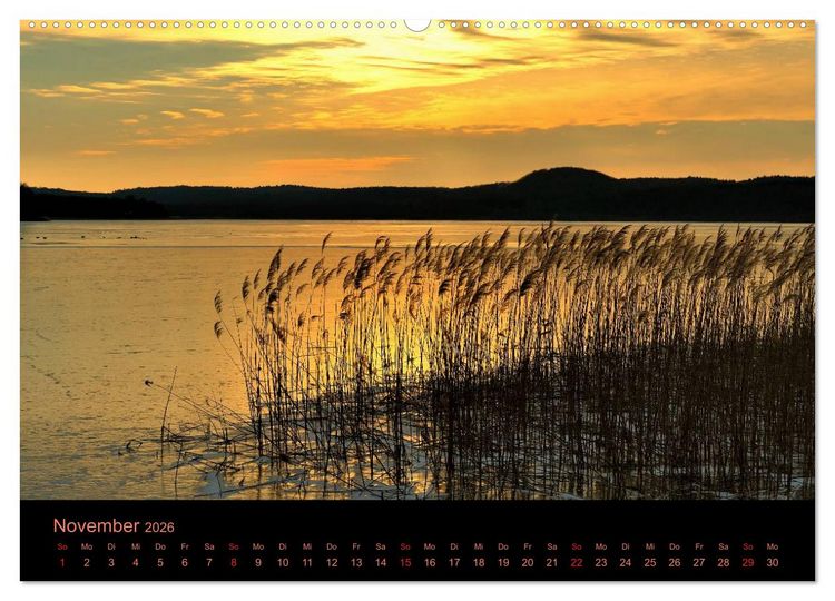 Produktbild: Sonnenuntergang (Wandkalender 2026 DIN A2 quer), CALVENDO Monatskalender