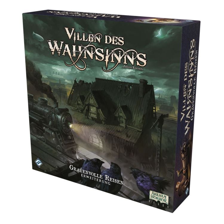 Produktbild: Fantasy Flight Games - Villen des Wahnsinns 2. Edition - Grauenvolle Reisen