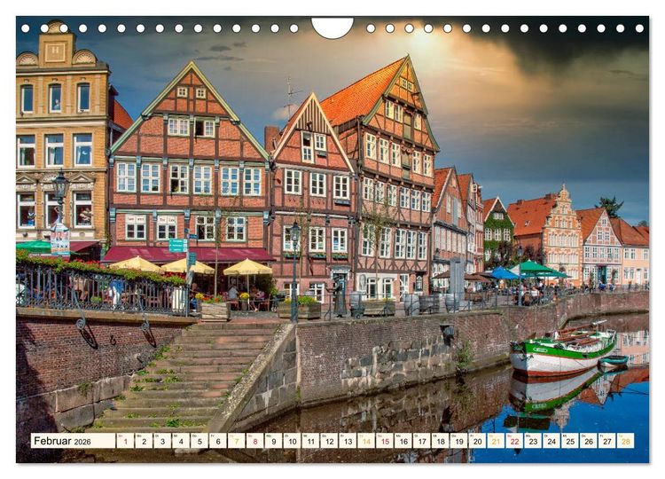 Produktbild: Reise durch Deutschland - Hansestadt Stade (Wandkalender 2026 DIN A4 quer), CALVENDO Monatskalender