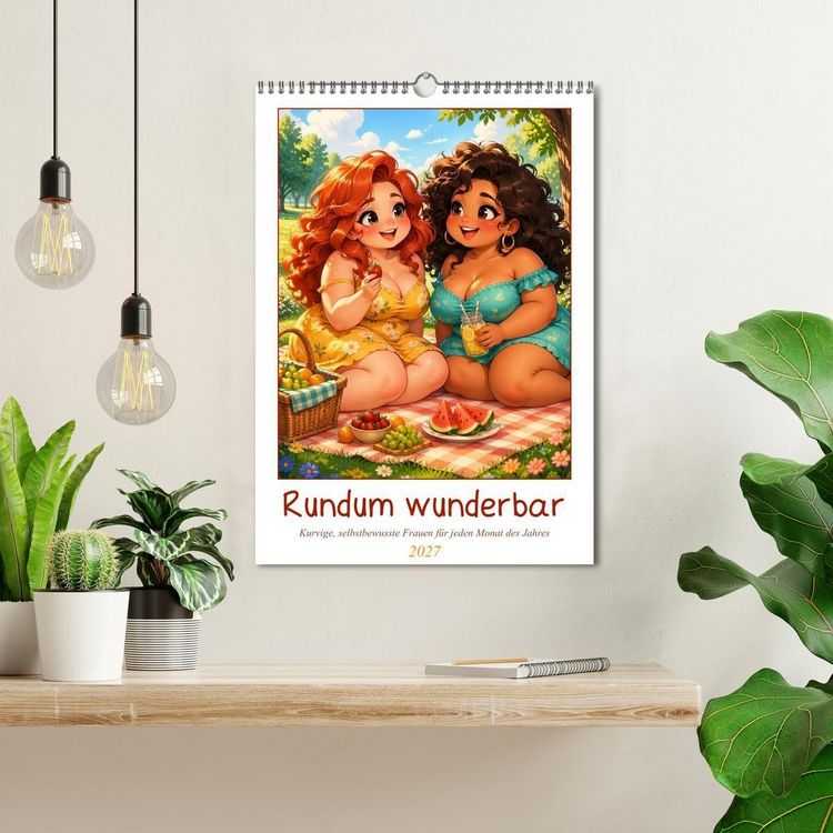 Produktbild: Rundum wunderbar (Wandkalender 2027 DIN A3 hoch), CALVENDO Monatskalender
