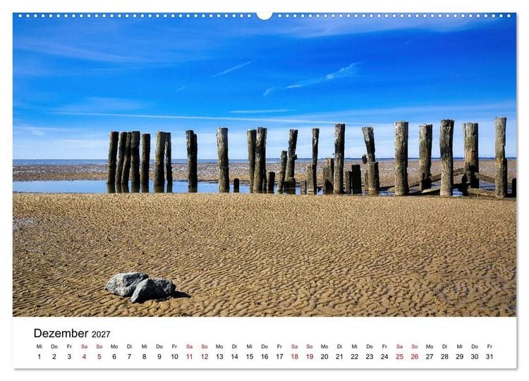 Produktbild: F&ouml;hr - Friesische Karibik (Wandkalender 2027 DIN A2 quer), CALVENDO Monatskalender
