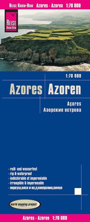 Produktbild: Reise Know-How Landkarte Azoren / Azores (1:70.000)