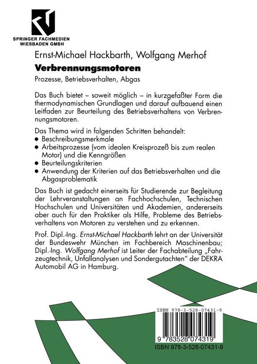 Produktbild: Verbrennungsmotoren