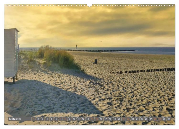 Produktbild: Zeeland - Urlaubstr&auml;ume zwischen Breskens und Domburg (hochwertiger Premium Wandkalender 2026 DIN A2 quer), Kunstdruck in Hochglanz