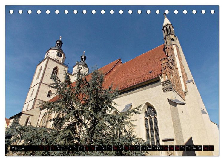 Produktbild: Rund um Martin Luther (Tischkalender 2026 DIN A5 quer), CALVENDO Monatskalender