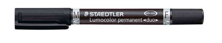 Produktbild: STADTLER Zweispitzmarker Lumocolor perm schw