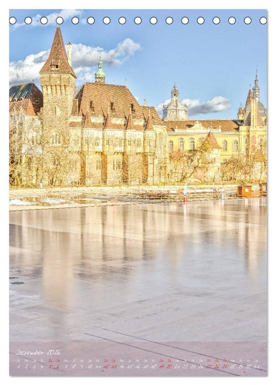 Produktbild: Budapest - Ein malerischer Spaziergang (Tischkalender 2026 DIN A5 hoch), CALVENDO Monatskalender