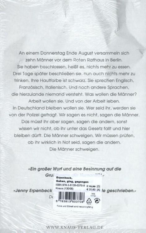 Produktbild: Gehen, ging, gegangen