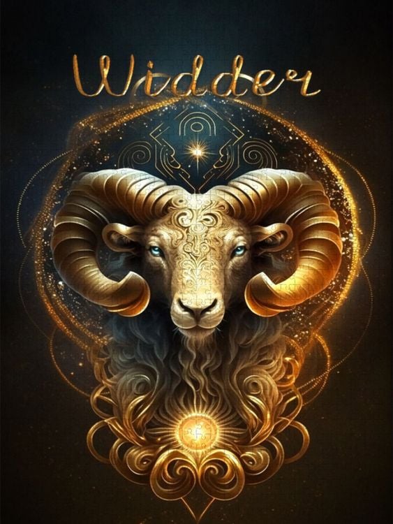 Produktbild: CALVENDO Puzzle Widder 21. M&auml;rz - 20. April | 1000 Teile Lege-Gr&ouml;&szlig;e 64x48cm Foto-Puzzle f&uuml;r gl&uuml;ckliche Stunden