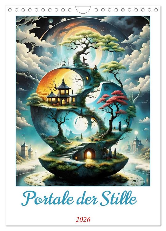 Produktbild: Portale der Stille (Wandkalender 2026 DIN A4 hoch), CALVENDO Monatskalender