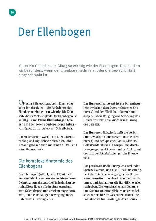 Produktbild: Experten-Sprechstunde Ellenbogen