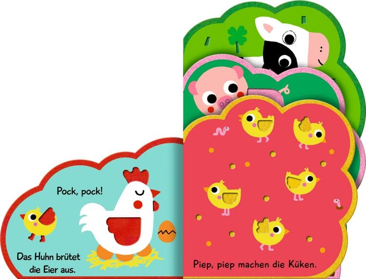 Produktbild: Mein Filz-F&uuml;hlbuch: Kikeriki! Wer wohnt auf dem Bauernhof?