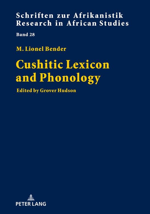 Produktbild: Cushitic Lexicon and Phonology