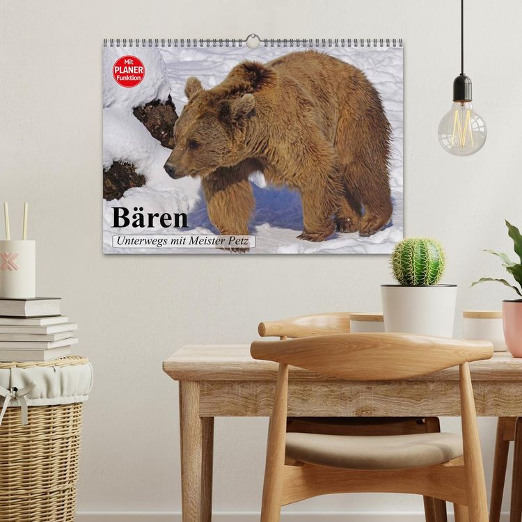 Produktbild: B&auml;ren. Unterwegs mit Meister Petz (Wandkalender 2026 DIN A3 quer), CALVENDO Monatskalender