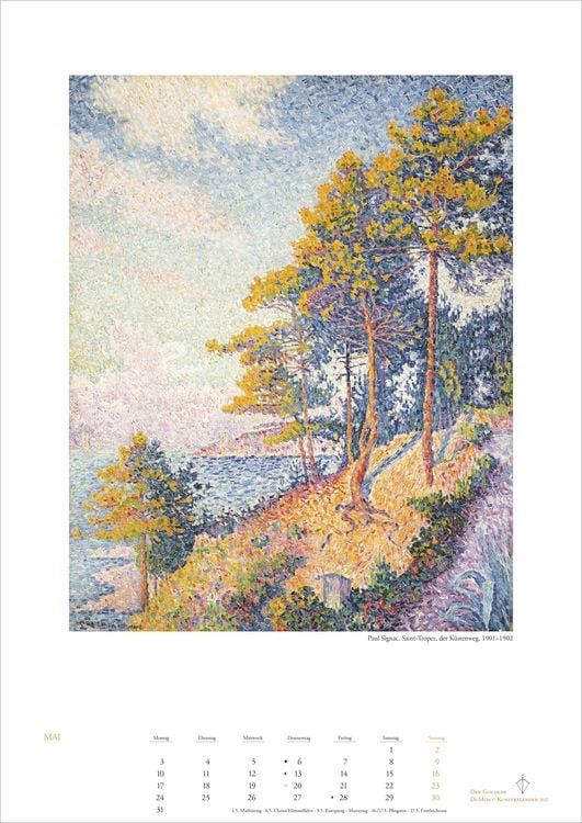 Produktbild: Der Goldene DUMONT-Kunstkalender 2027