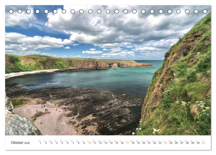 Produktbild: Typisch Schottland (Tischkalender 2026 DIN A5 quer), CALVENDO Monatskalender