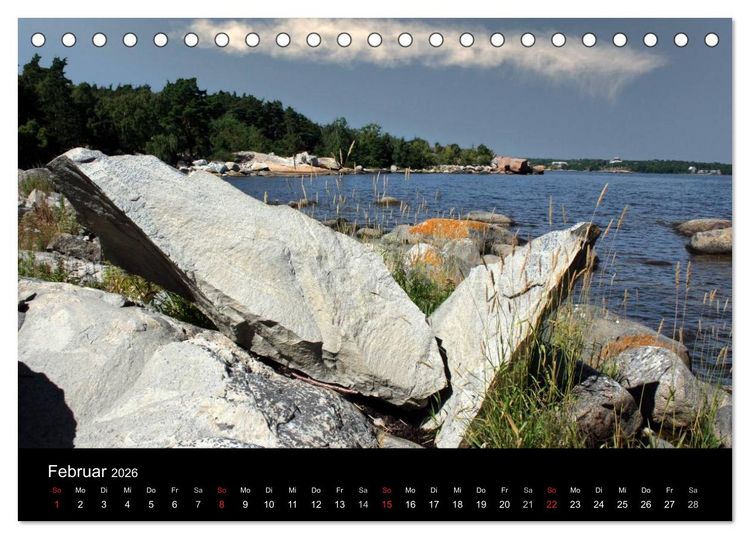 Produktbild: S&uuml;dschwedens Sch&auml;renk&uuml;ste (Tischkalender 2026 DIN A5 quer), CALVENDO Monatskalender