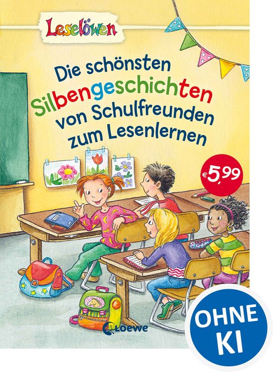 Produktbild: Lesel&ouml;wen - Das Original - Die sch&ouml;nsten Silbengeschichten von Schulfreunden zum Lesenlernen