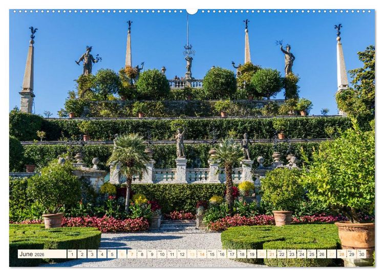 Produktbild: Lake Maggiore - Breathtaking landscapes (High Quality Premium Wall Calendar 2026 DIN A2 landscape),CALVENDO 12 Month Wall Calendar