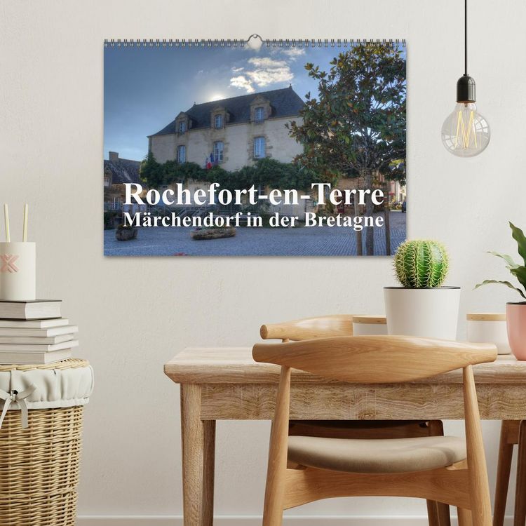Produktbild: Rochefort-en-Terre, das Reiseziel in der Bretagne (Wandkalender 2026 DIN A3 quer), CALVENDO Monatskalender