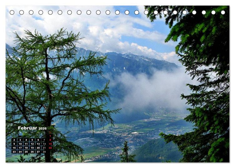 Produktbild: Unterwegs in Tirol (Tischkalender 2026 DIN A5 quer), CALVENDO Monatskalender