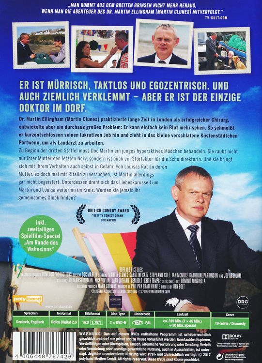 Produktbild: Doc Martin - Staffel 3 [3 DVDs]
