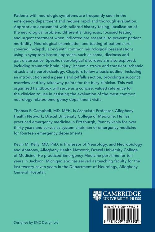 Produktbild: Handbook of Emergency Neurology