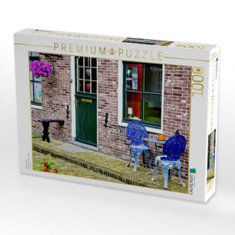 Produktbild: CALVENDO Puzzle St&uuml;hle in blau | 1000 Teile Lege-Gr&ouml;&szlig;e 64x48cm Foto-Puzzle f&uuml;r gl&uuml;ckliche Stunden