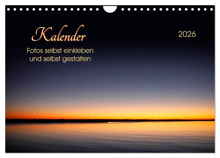 Produktbild: Kalender - Fotos selbst einkleben und selbst gestalten (Wandkalender 2026 DIN A4 quer), CALVENDO Monatskalender