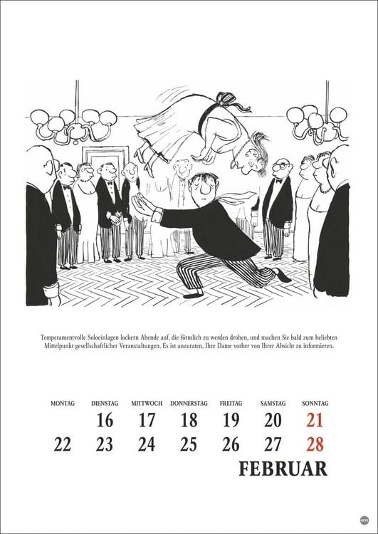 Produktbild: Loriot Heile Welt Halbmonatskalender 2027