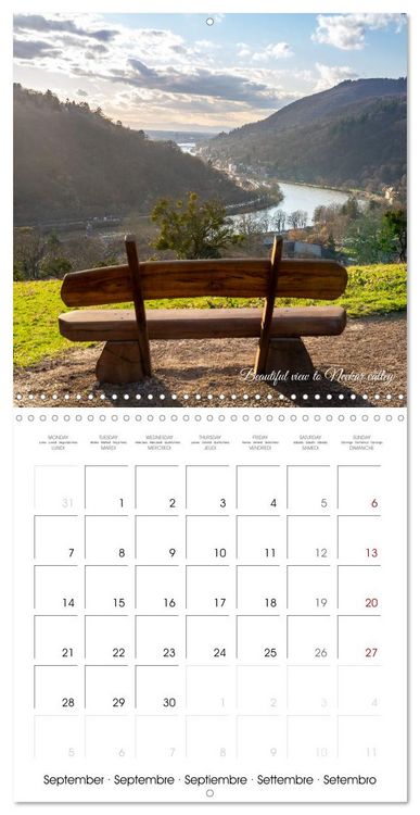 Produktbild: The colorful city of Heidelberg (Wall Calendar 2026 12 &times; 12 Inch) CALVENDO 12 Month Wall Calendar