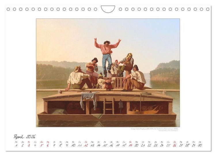 Produktbild: Party Time - Das Fest in der Kunst Kunstkalender (Wandkalender 2026 DIN A4 quer), CALVENDO Monatskalender