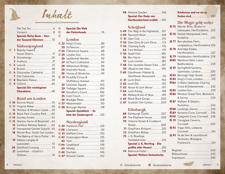 Produktbild: Premiumausgabe: Der inoffizielle Harry Potter Reisef&uuml;hrer