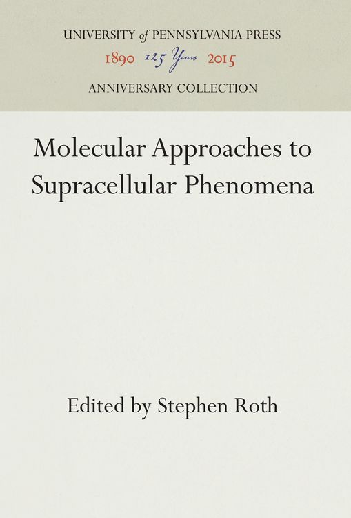 Produktbild: Molecular Approaches to Supracellular Phenomena