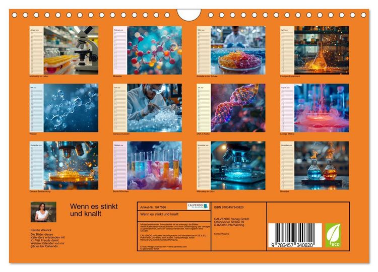 Produktbild: Wenn es stinkt und knallt (Wandkalender 2026 DIN A4 quer), CALVENDO Monatskalender